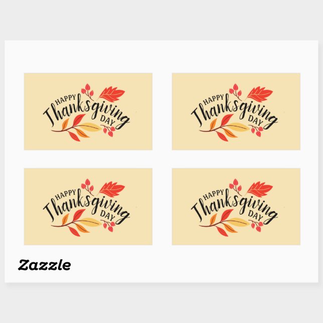 Happy Thanksgiving Day Sticker (Sheet)