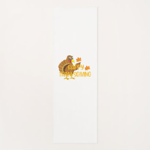 Happy Thanksgiving Day Turkey Thankful Men Women B Yoga Mat