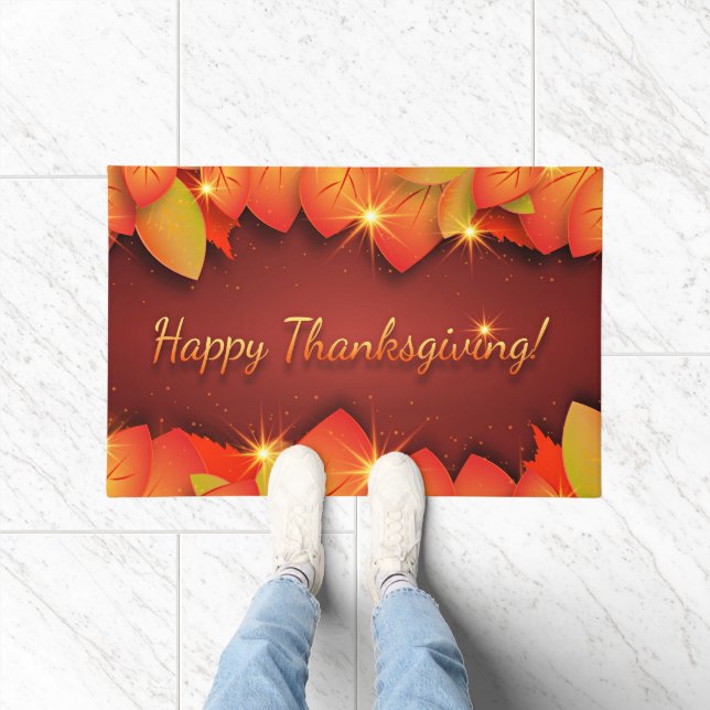Happy Thanksgiving, decorative, Doormat (Indoor)
