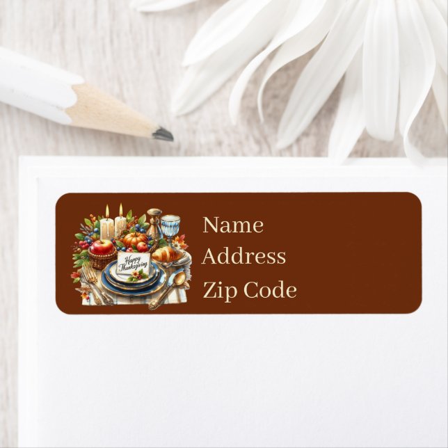 Happy Thanksgiving Dinner customizable (Insitu)