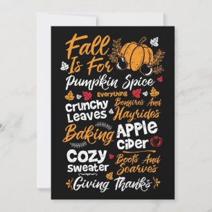 Happy Thanksgiving Fall Is For Pumpkin Spice Save The Date