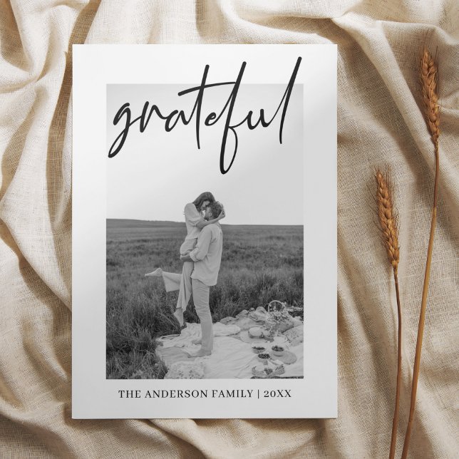 Happy Thanksgiving Family Photo | Grateful  (Creator Uploaded)