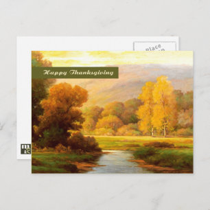 Happy Thanksgiving. Fine Art Postcard