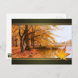Happy Thanksgiving. Fine Art Postcard