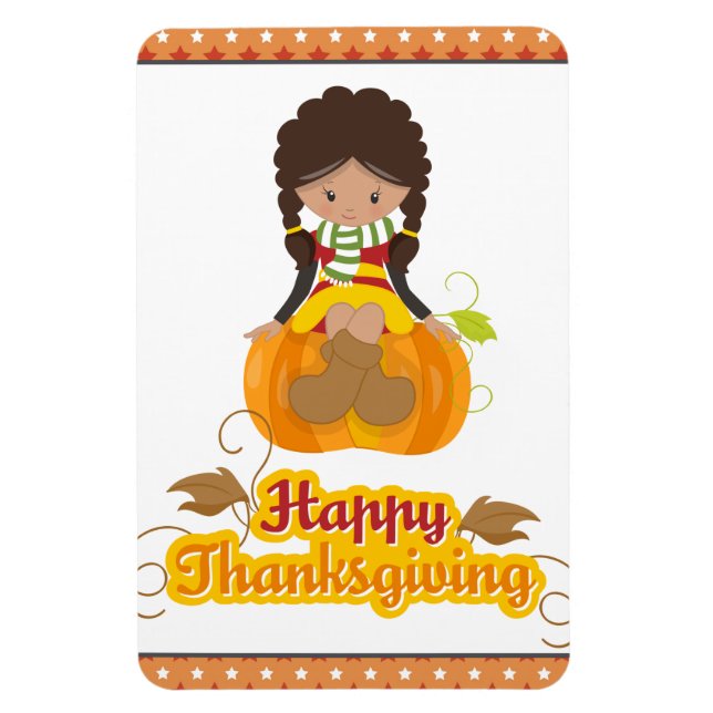 Happy Thanksgiving for Daughters Magnet (Vertical)