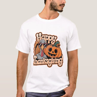 Happy Thanksgiving for Turkey Day Family Dinner T-Shirt