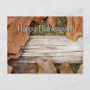 Happy Thanksgiving! Frame with room for your photo Postcard