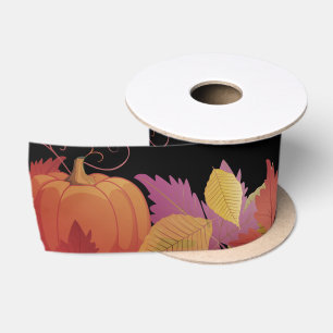 Happy Thanksgiving! Friendsgiving JAZZ Retro Party Satin Ribbon