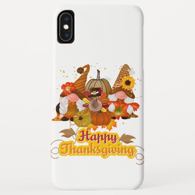 Happy Thanksgiving Gnome Case-Mate iPhone Case (Back)