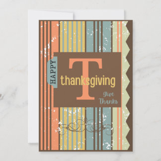 Happy Thanksgiving Greeting Card -