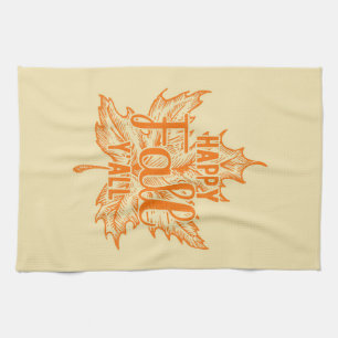 Happy Thanksgiving Happy Fall Yall Kitchen Towel