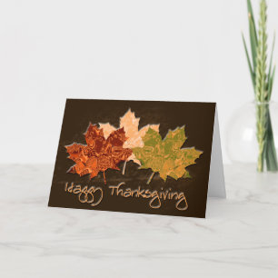Happy Thanksgiving Holiday Card