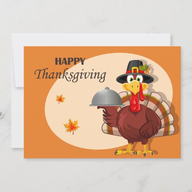 Happy Thanksgiving Holiday Card (Front)