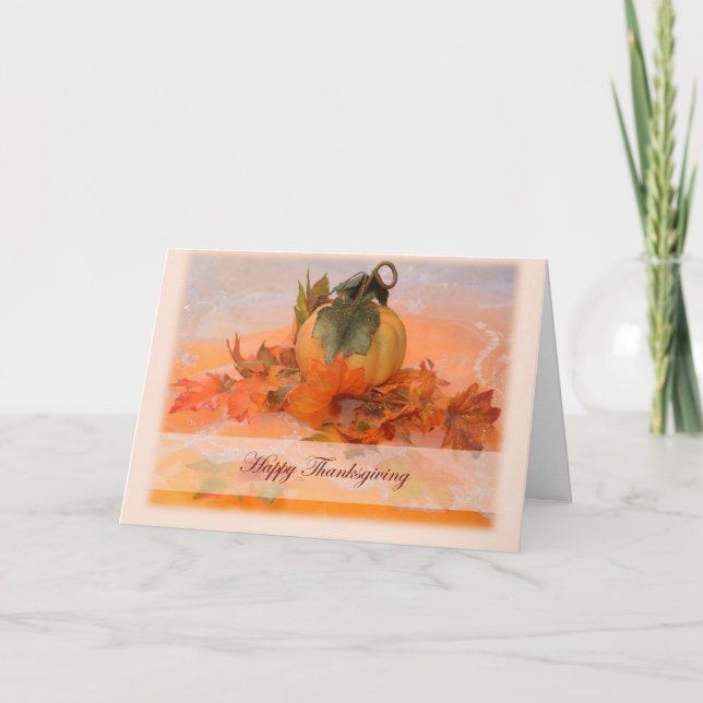 Happy Thanksgiving Holiday Card (Front)