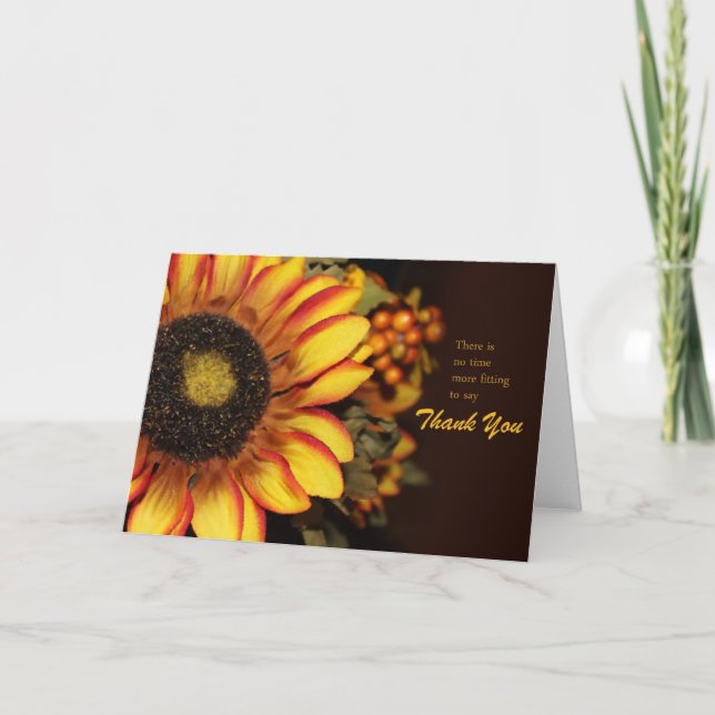 Happy Thanksgiving Holiday Card (Front)
