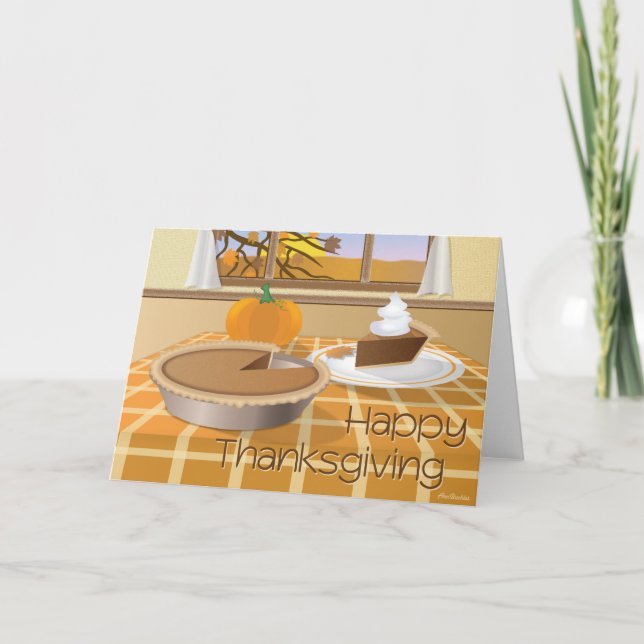 Happy Thanksgiving Holiday Card (Front)