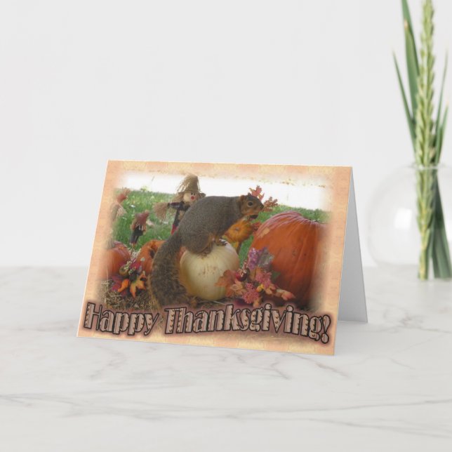 Happy Thanksgiving! Holiday Card (Front)