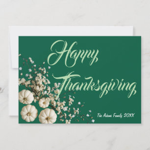 Happy Thanksgiving Holiday Card ,Thank You Card