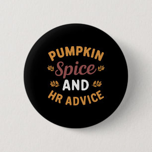 Happy Thanksgiving Hr Turkey Day Blessed Human Res 2 Inch Round Button