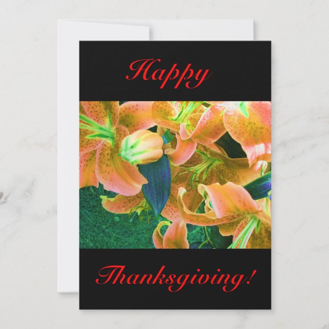Happy Thanksgiving Invitation (Front)