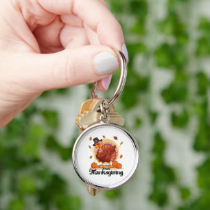 Happy Thanksgiving Keychain