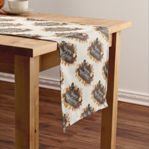 Happy Thanksgiving Long Table Runner