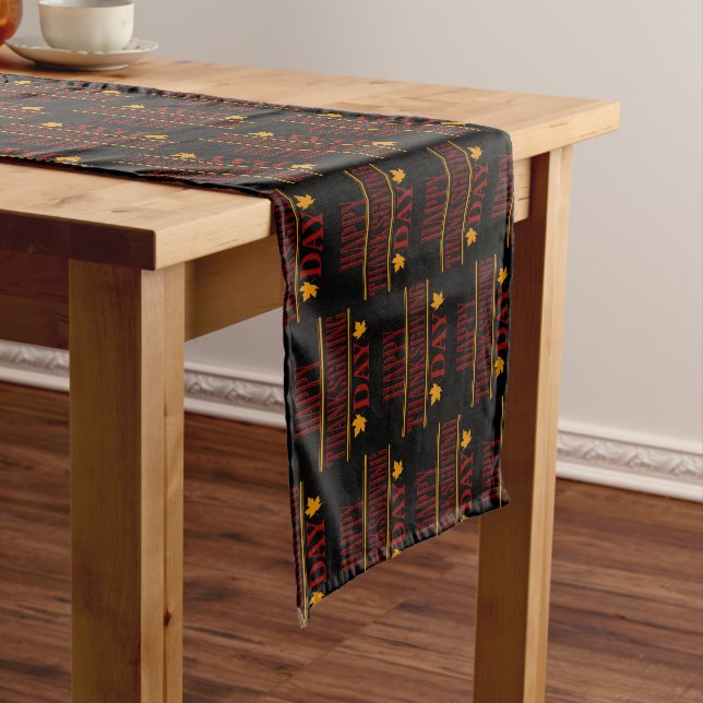 Happy Thanksgiving Long Table Runner (In Situ)