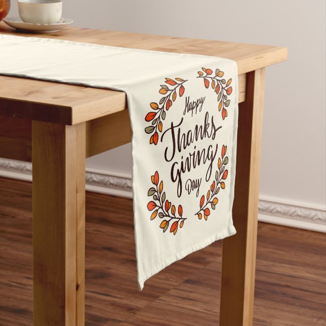 Happy Thanksgiving Long Table Runner (In Situ)