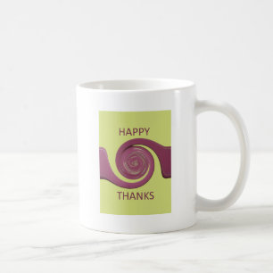 Happy Thanksgiving Lovely Amazing Text Art Design Coffee Mug
