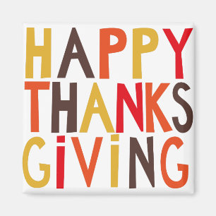 Happy Thanksgiving! Magnet