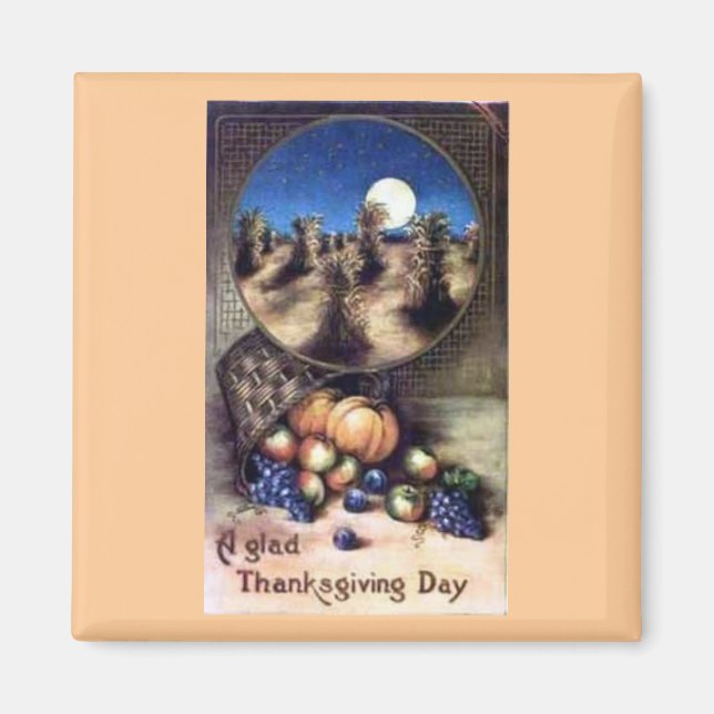 Happy Thanksgiving Magnet (Front)