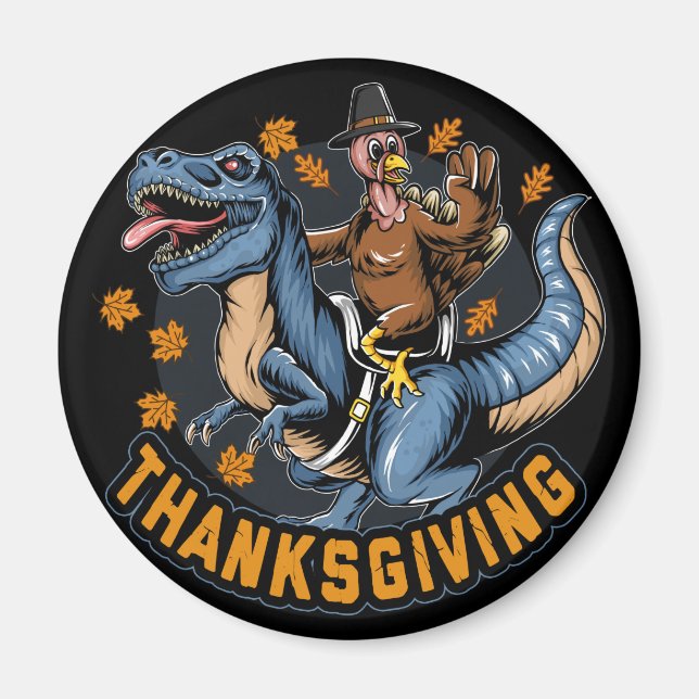 Happy Thanksgiving  Magnet (Front)