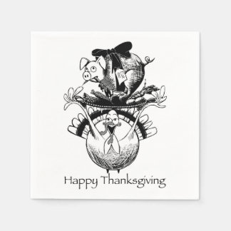 Happy Thanksgiving Napkin