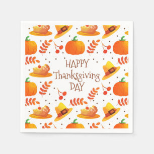 Happy Thanksgiving Napkin