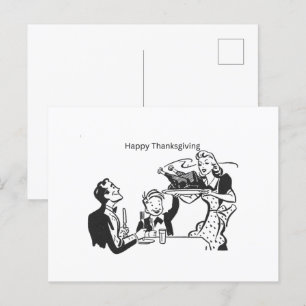 Happy Thanksgiving Note Card, Post Card