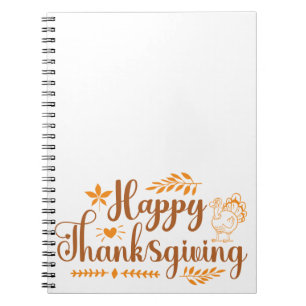 Happy Thanksgiving Notebook
