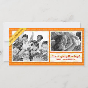 Happy Thanksgiving Photo Card