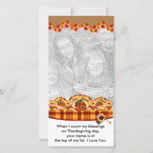 Happy Thanksgiving Photo Cards