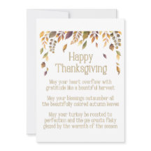 Happy Thanksgiving Poem