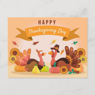 Happy Thanksgiving Postcard