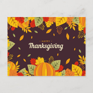 Happy Thanksgiving Postcard