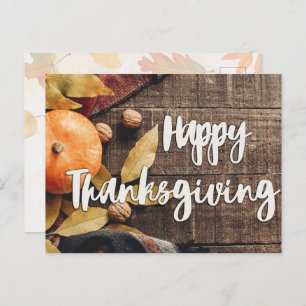 Happy Thanksgiving Postcard