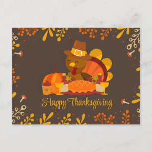 Happy Thanksgiving  Postcard