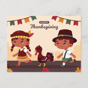 Happy Thanksgiving Postcard