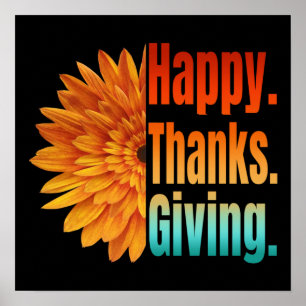 Happy Thanksgiving Poster