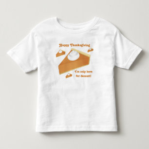 Happy Thanksgiving Pumpkin pie Toddler T-shirt