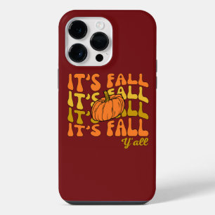 Happy Thanksgiving Quote It's Fall Y'all  iPhone 14 Pro Max Case