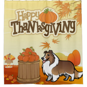 Happy Thanksgiving Shetland Sheepdog