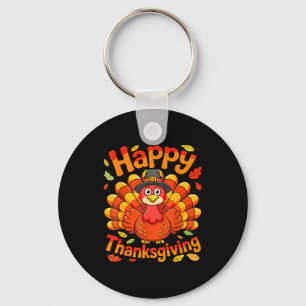Happy Thanksgiving Shirt Men Women Kids Family Tur Keychain