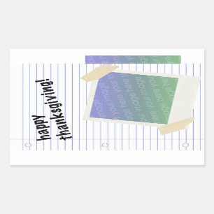 happy thanksgiving sticker